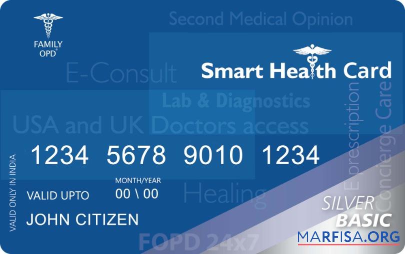 Downloadable India Family OPD smart health card template